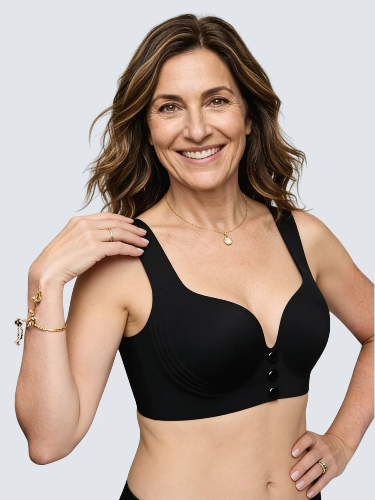 Soutien-gorge ouvert devant à maintien renforcé et sans armatures - Image 6
